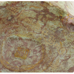 Antique Japanese bronze censer INC29 Sanjisaku view 6