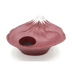 Recipiente ikebana en bronce IK63 Monte Fuji