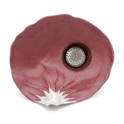 Recipiente ikebana en bronce IK63 Monte Fuji vista 3