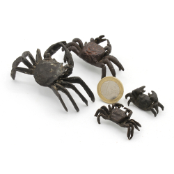 Japanese bronze tenpai 173 pack 4 crabs view 2