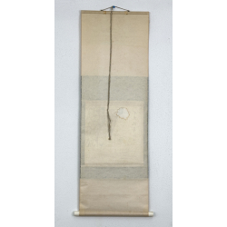 Kakemono pintura antigua japonesa 99 pine needles and trunk view 3