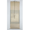Kakemono pintura antigua japonesa 99 agujas y tronco de pino vista 3