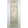 Kakemono pintura antigua japonesa 100 grullas y sol vista 3
