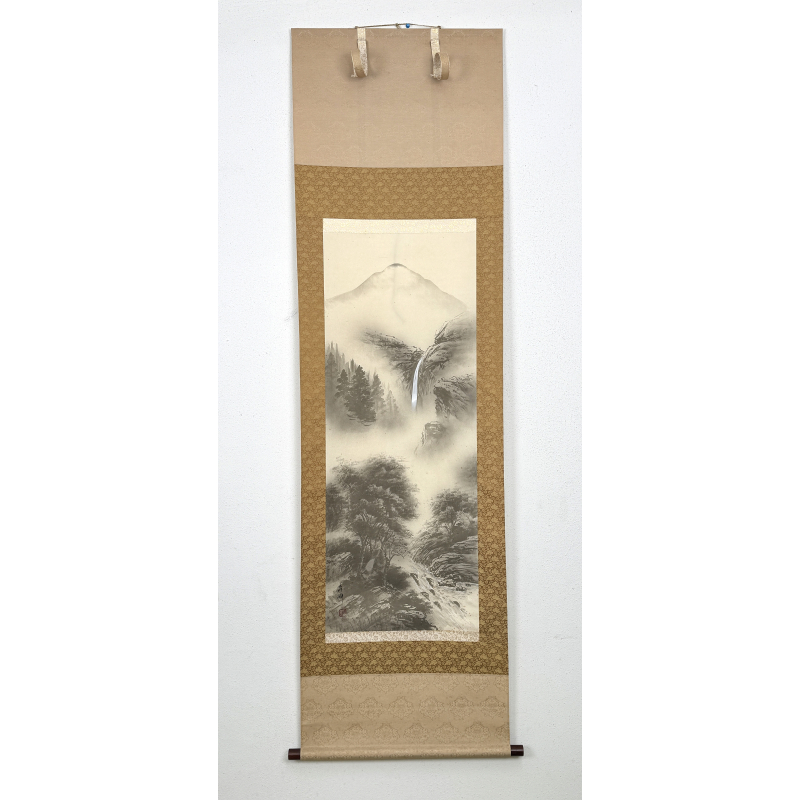 Kakemono pintura antigua japonesa 106 paisaje