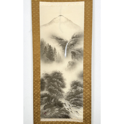 Kakemono pintura antigua japonesa 106 paisaje vista 2