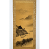 Kakemono old Japanese painting 124 landscape view 2