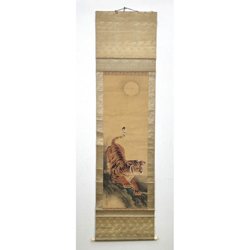 Kakemono old Japanese painting 126 tiger