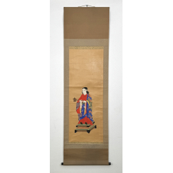 Kakemono old Japanese painting 137 female figure