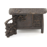 Tenpai-incensario japonés cobre-bronce 175 cabaña vista 2