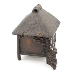 Japanese copper-bronze tenpai-censer 175 hut view 3