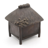 Tenpai-incensario japonés cobre-bronce 175 cabaña vista 4