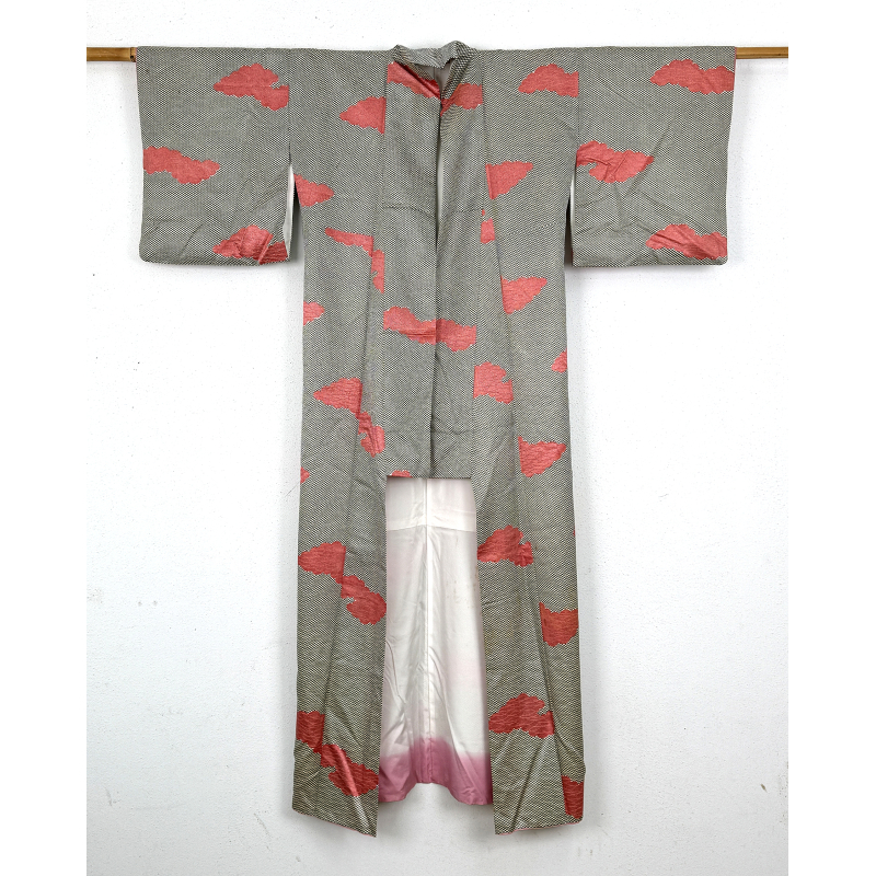 Japanese vintage kimono-yukata 59