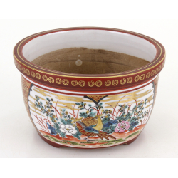 Bonsai pot JTA8726 KUTANI SHOZO view 2
