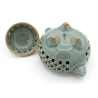 Antique Japanese celadon incense burner Reido INC31 view 4