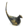Japanese cast iron censer FIG82 pheasant view 2