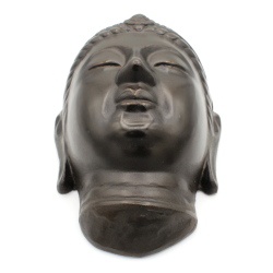 Cast iron Buddhist mask MC7 Moonlight Bodhisattva view 2