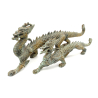 Pareja de figuras japonesas de hierro FIG85 dragones | Laos Garden