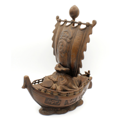 Figura antigua japonesa FIG88 barco del tesoro Takarabune