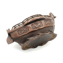 Antique Japanese figure FIG88 treasure ship Takarabune view 5