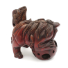 Pareja de figuras japonesas FIG86 leones de fu -Komainu- vista 6