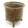 Antique Japanese bronze censer INC32 view 2