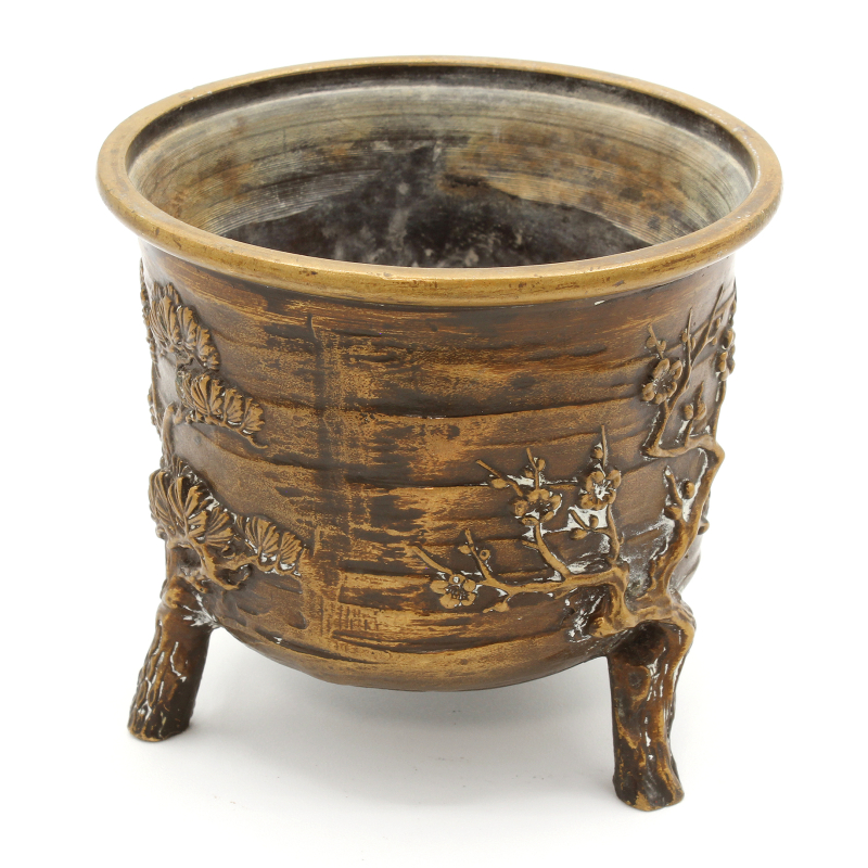 Antique Japanese bronze censer INC32