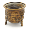 Antique Japanese bronze censer INC32 view 3