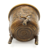 Incensario antiguo japonés de bronce INC32 vista 4