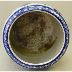 Hibachi antique Japanese vase A010 View 3