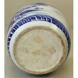 Hibachi antique Japanese vase A010 View 4