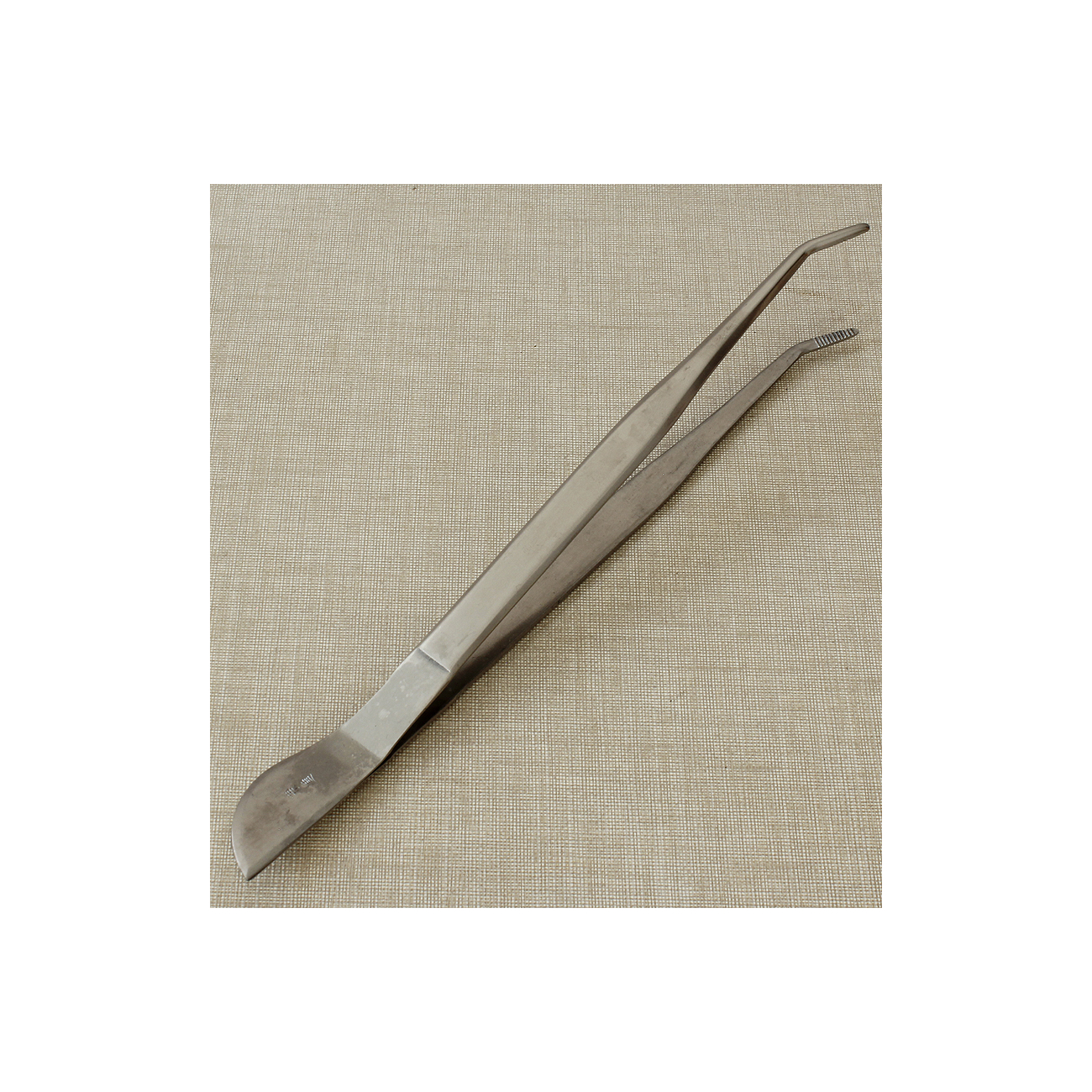 Tilted stainless tweezers Kaneshin KN61  210 mm