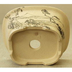 Bonsai pot Y3374 BUNZAN View 3