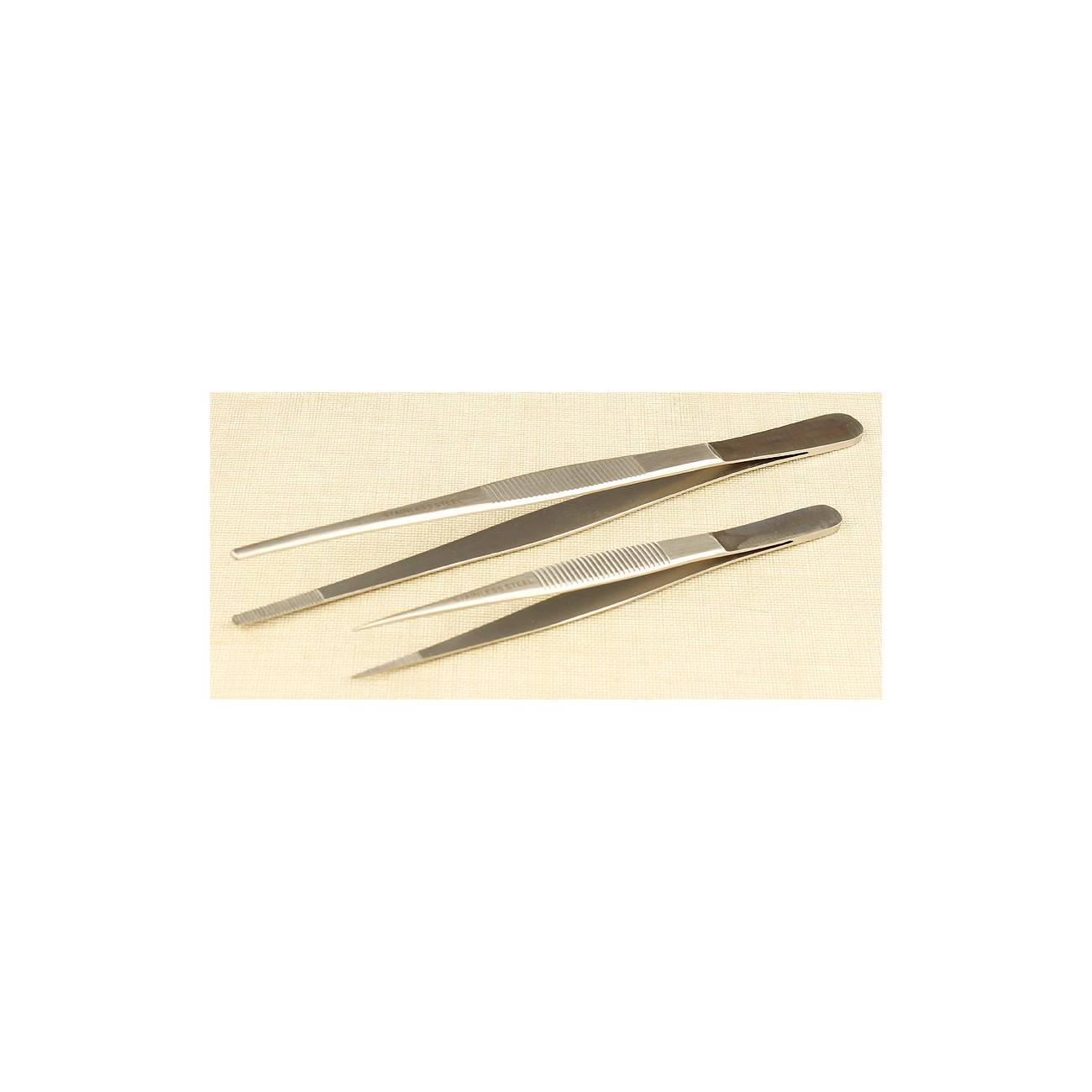 EU fine tip tweezers 2 pcs set