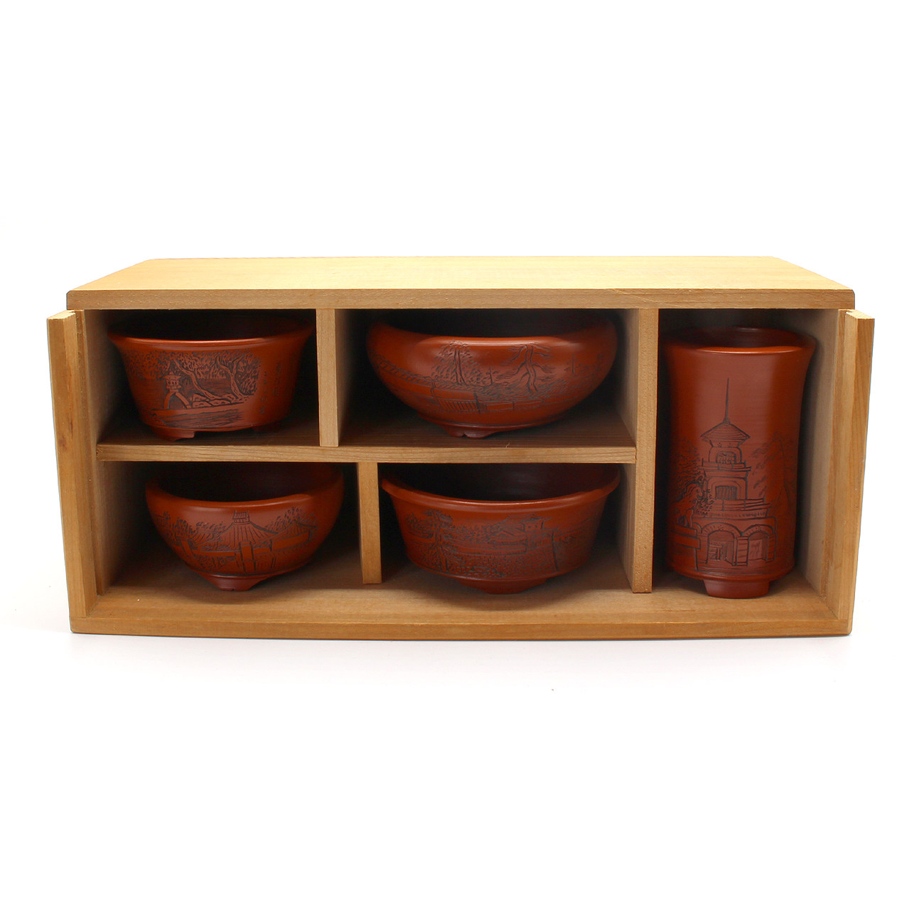 Bonsai pot JTAP1126 SET SHOUHACHI View 2