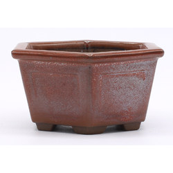 Yokn036r hexagonal pot