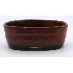 oval pot frontal view