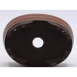 oval pot back view