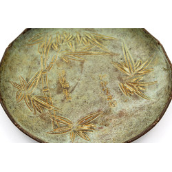 bandeja-plato bronce vista 2