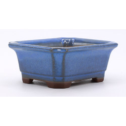 bonsai pot yokn049a blue rectangular lateral view 2