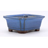 maceta bonsái yokn049a rectangular azul vista lateral 2
