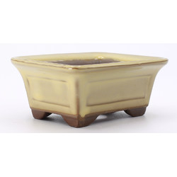 bonsai pot yokn047b white rectangular lateral view
