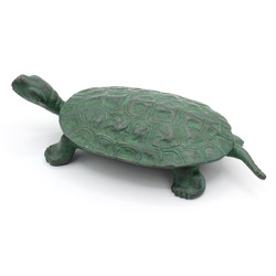 Figura antigua de bronce TT1 tortuga