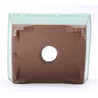 maceta bonsái yokn060a2 rectangular azul verde vista trasera