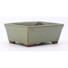 maceta bonsái yokn060v rectangular verde vista lateral