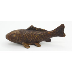 Japanese boxed figurine KO1 koi carp