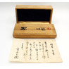 Japanese boxed figurine KO1 koi carp view 6