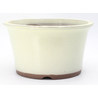 maceta bonsái yokn015ab circular blanca Yokkaichi vista frontal
