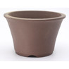 maceta bonsái yokn015b Yokkaichi sin esmaltar circular cascada vista frontal
