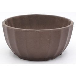 maceta bonsái yokn025a Yokkaichi circular sin esmaltar vista aérea
