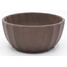 bonsai pot yokn025a Yokkaichi round unglazed aereal view